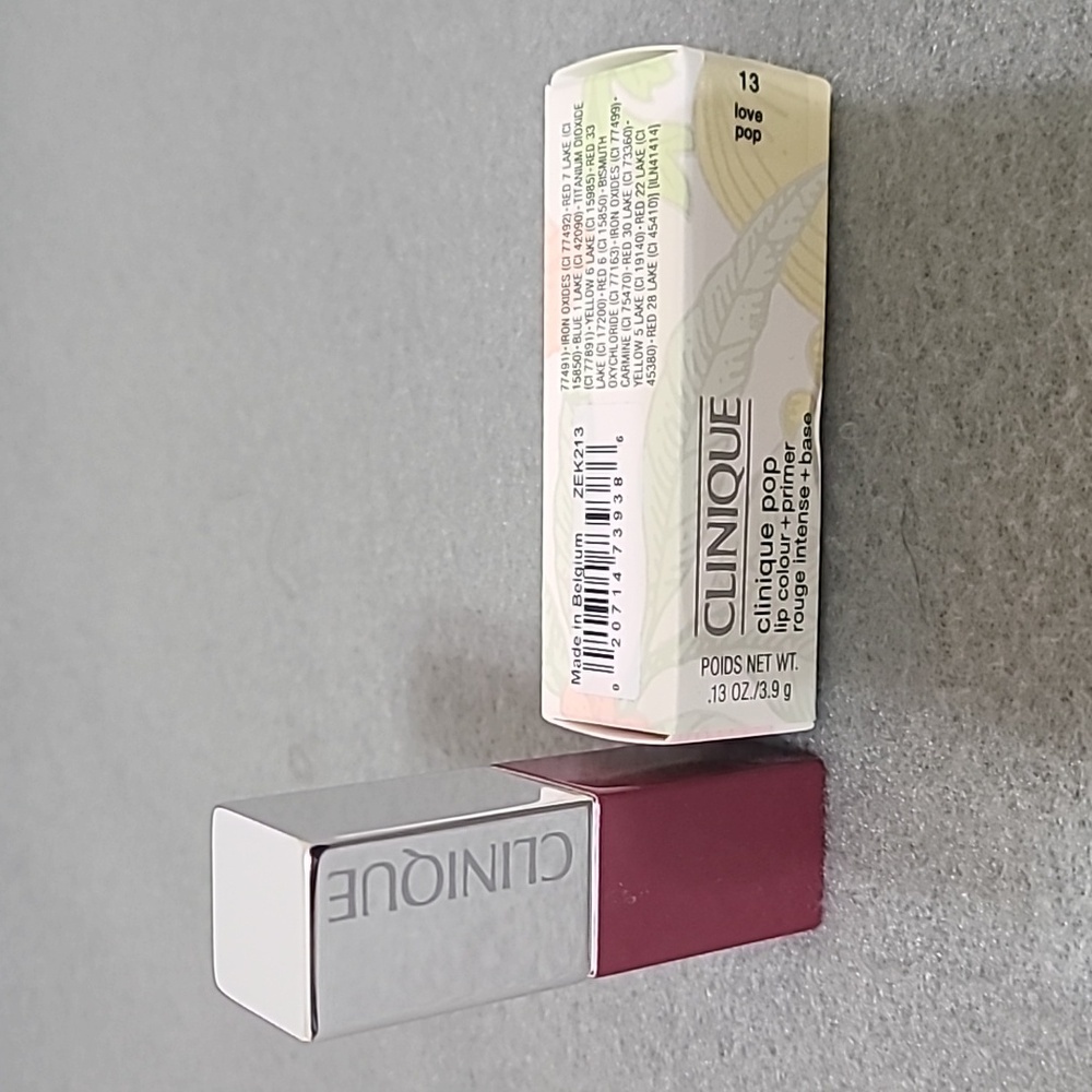 CLINIQUE Pop‎ Lip Colour + Primer - #13 Love Pop - NEW IN BOX